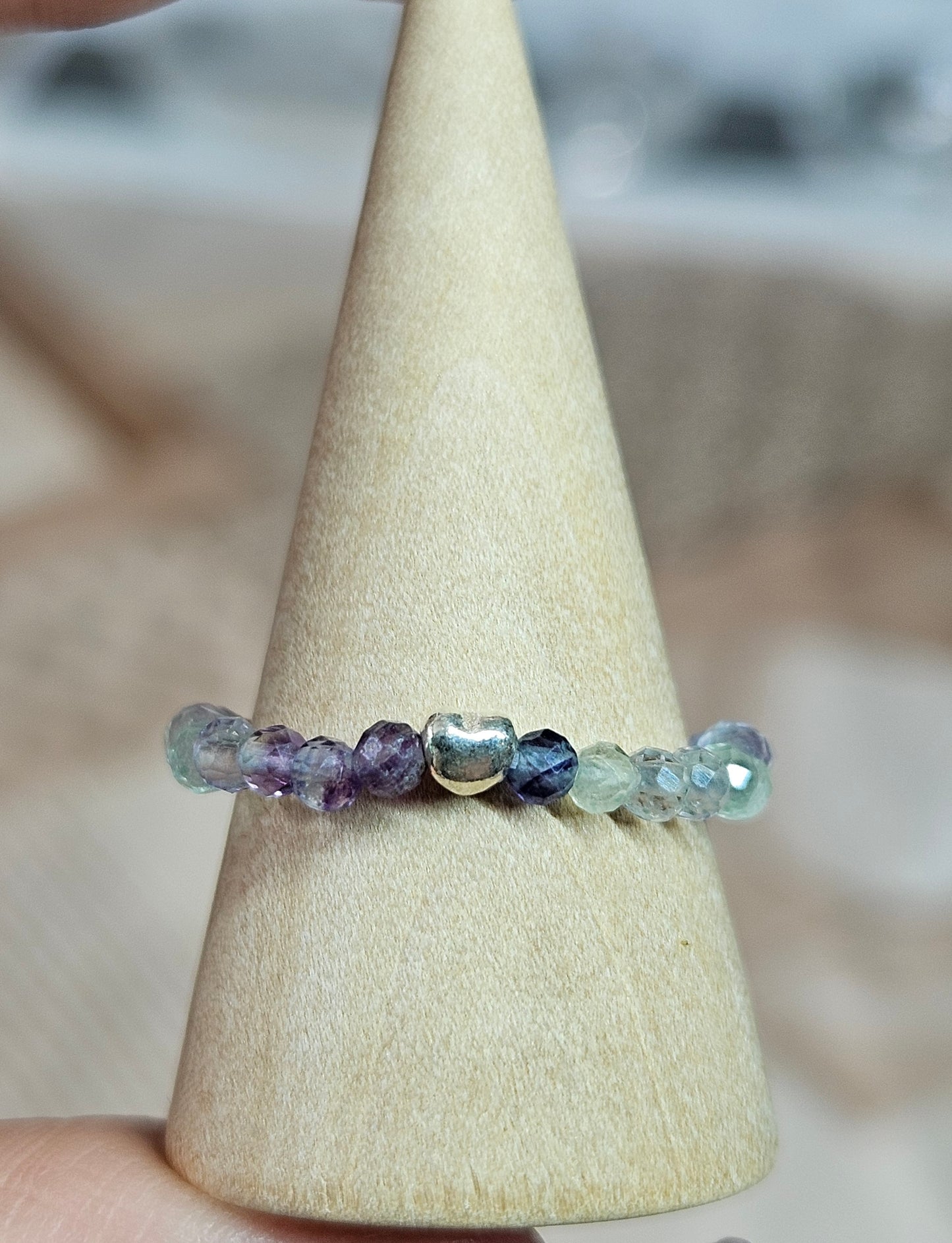 S925 Silver beaded rings
