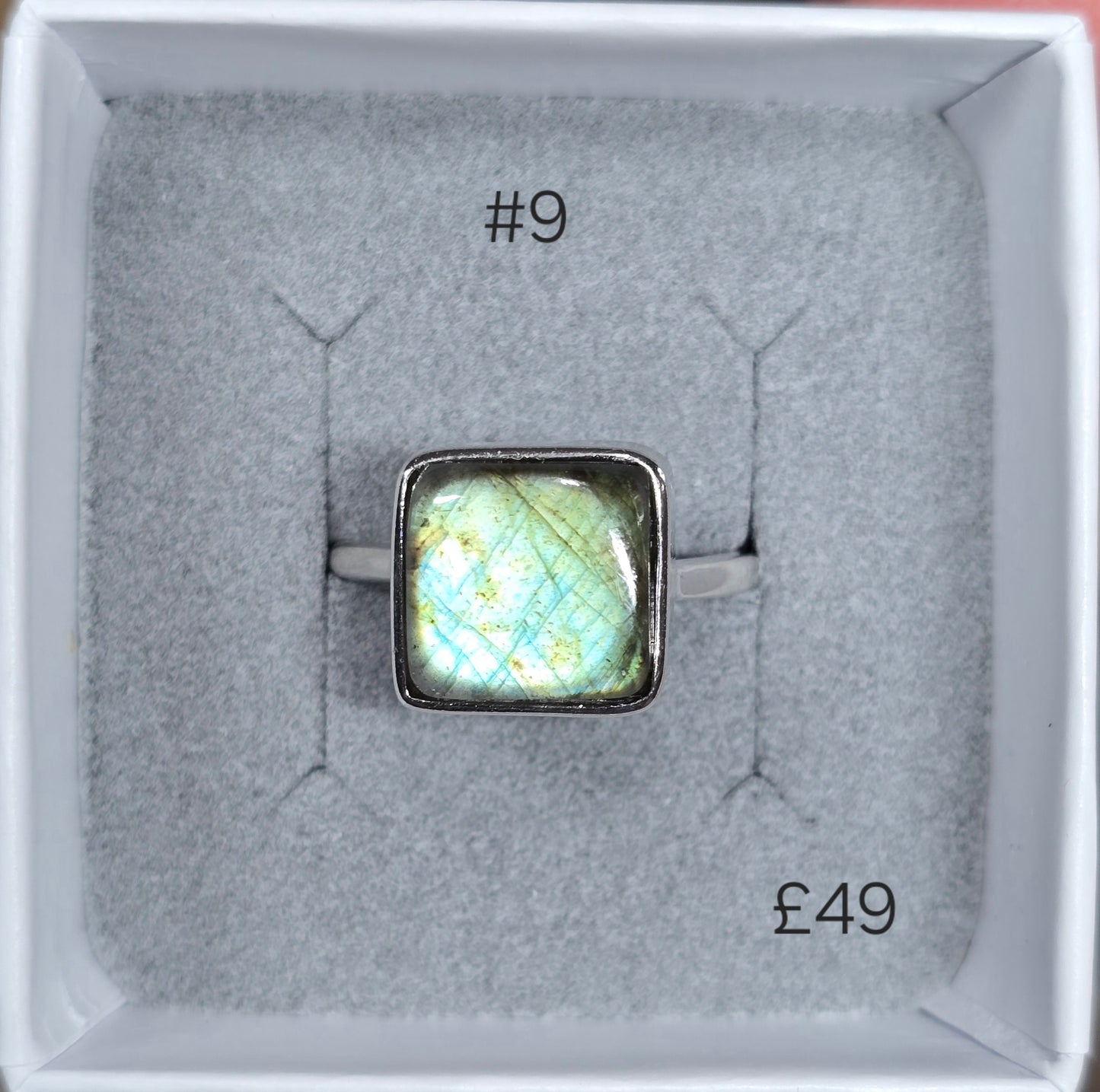 Labradorite adjustable S925 rings  ✨️