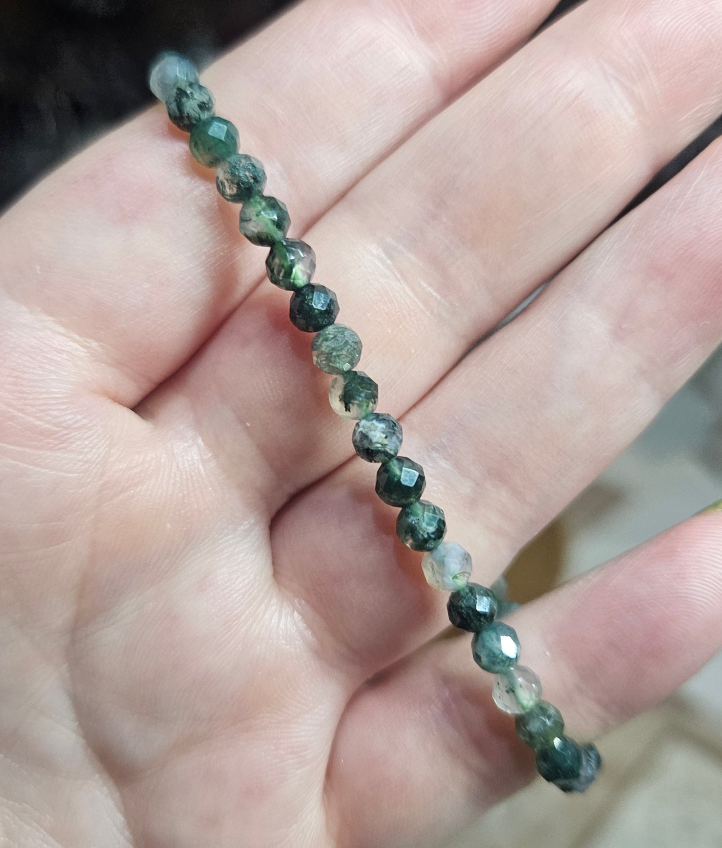 Bracelets - Faceted round crystal 4-5mm