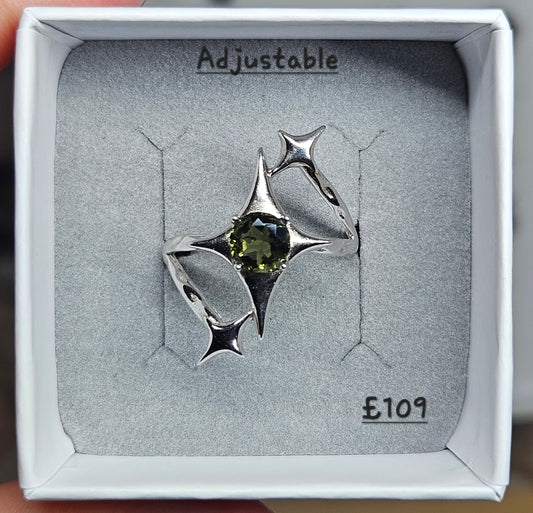 Moldavite Jewelery S925