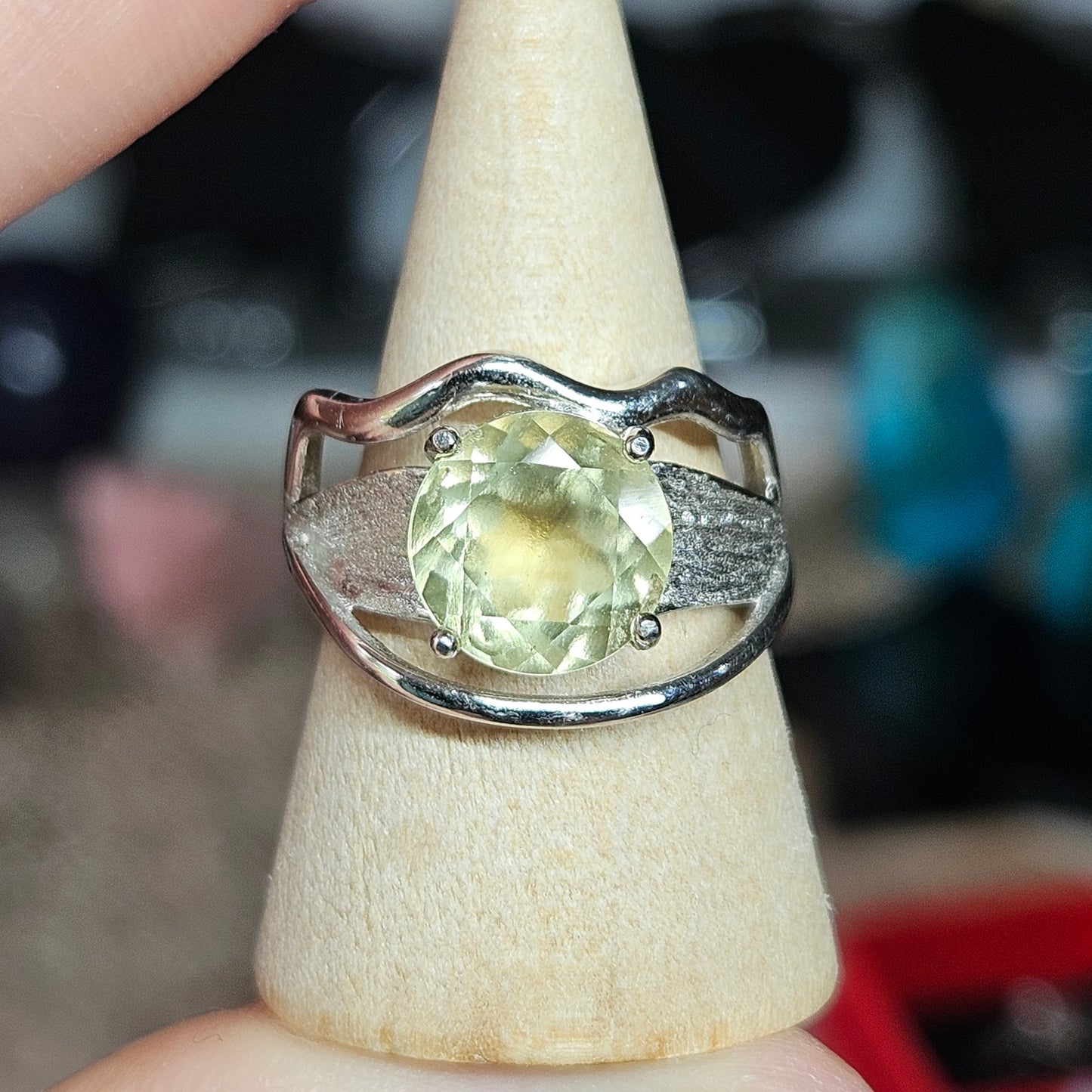 Libyan Dessert Glass & Moldavite Rings and pendants S925 Silver