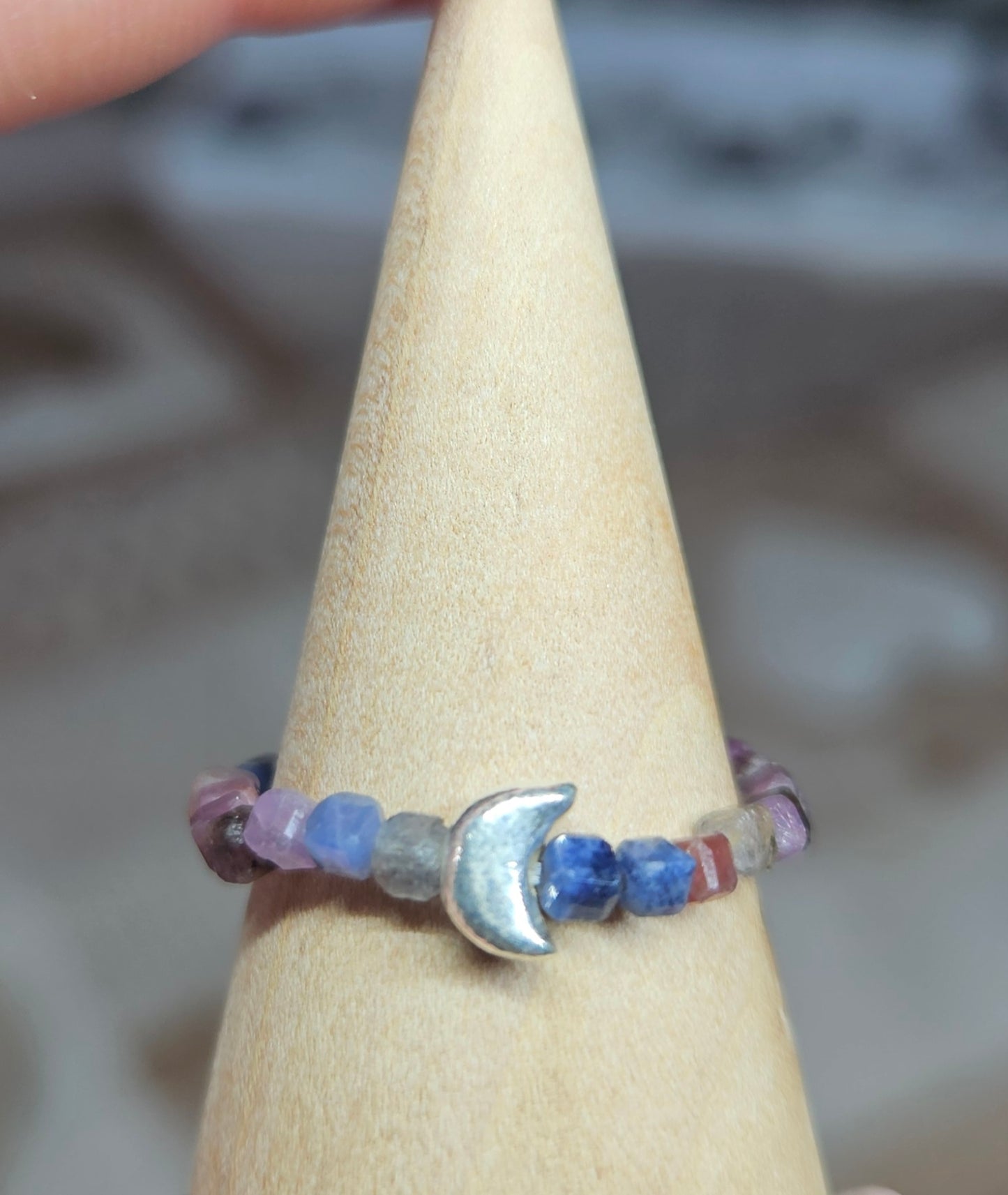 S925 Silver beaded rings