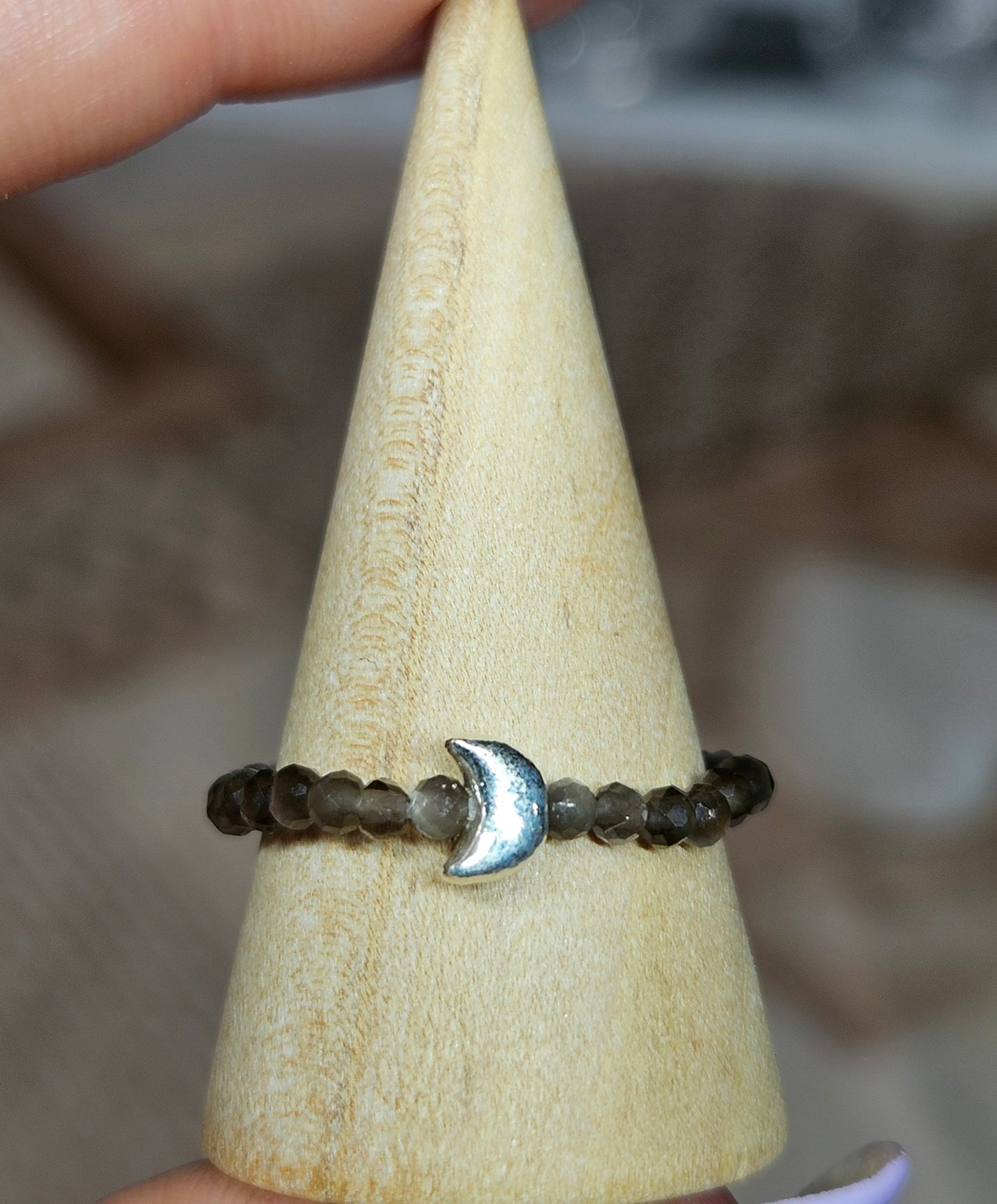 S925 Silver beaded rings