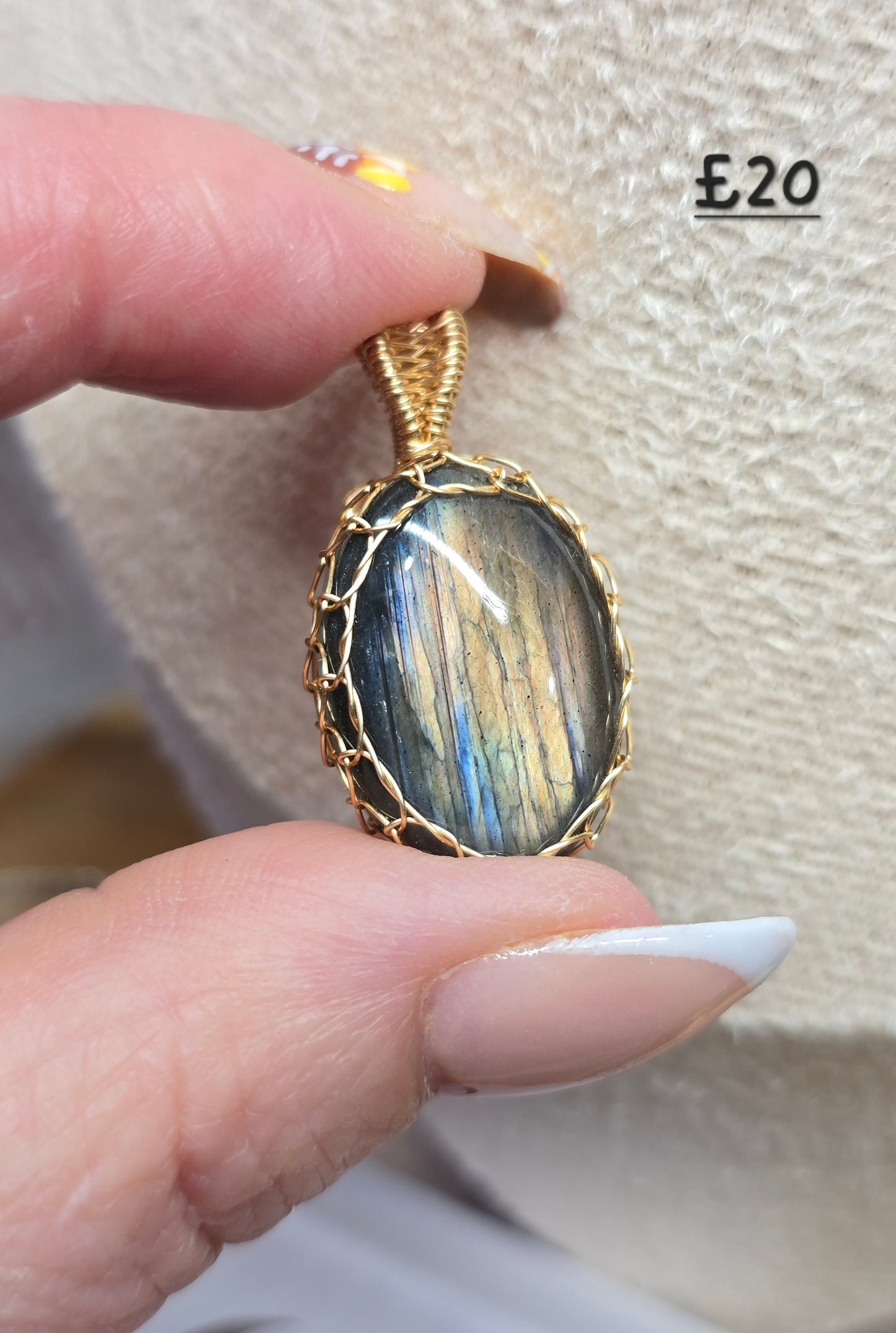 Wire wrapped pendants 💫