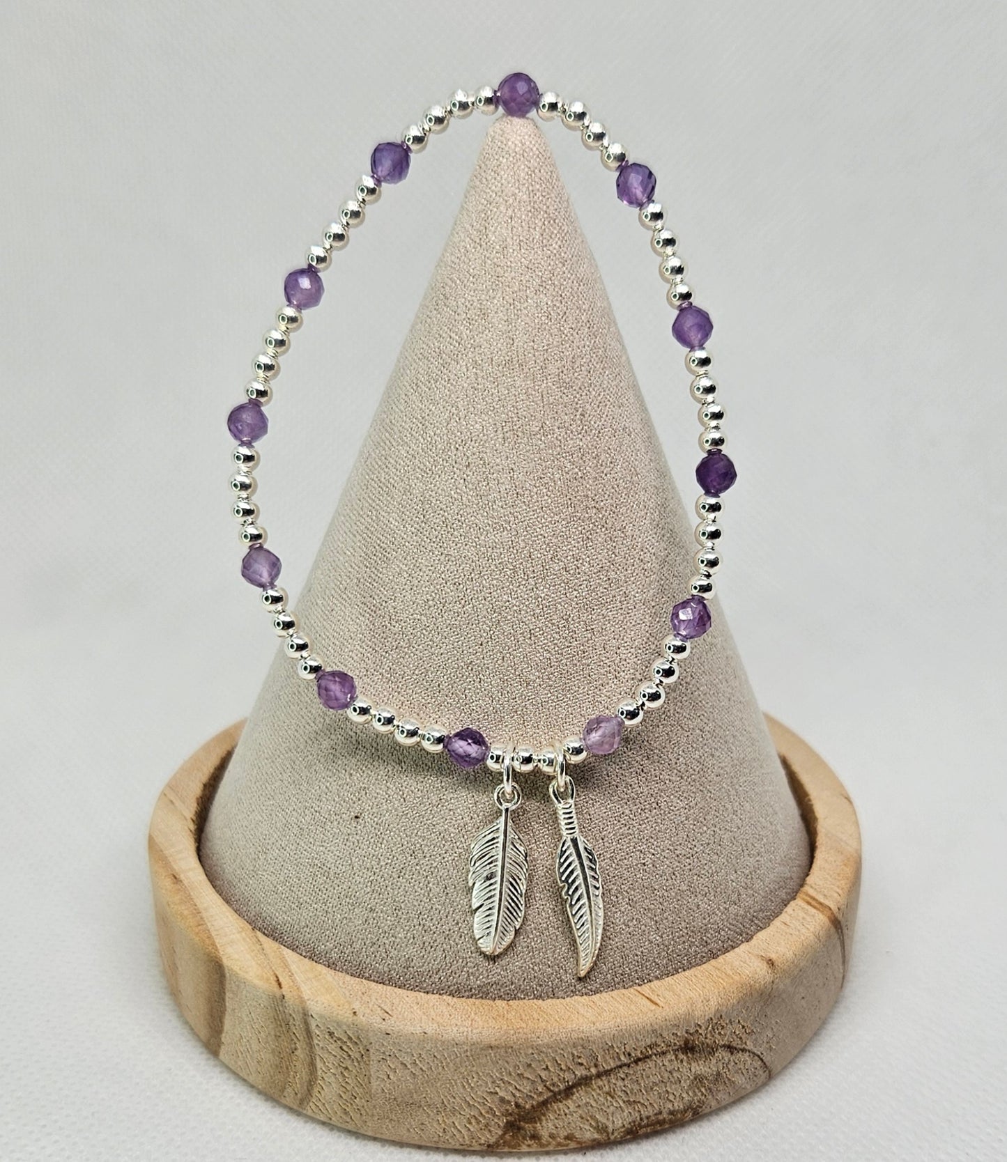 S925 Stretchy bead and crystal bracelets ✨️