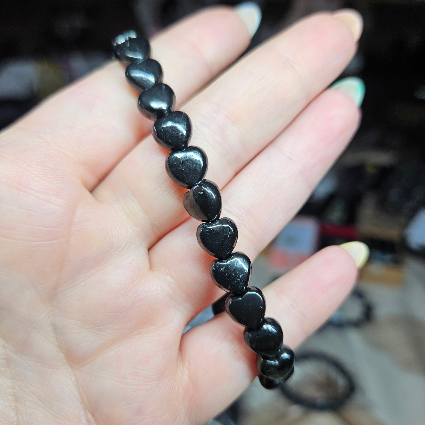 Heart shaped beaded bracelets