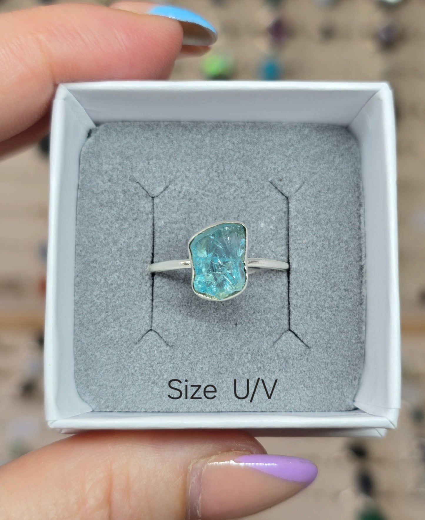 Sized Raw Rings S925