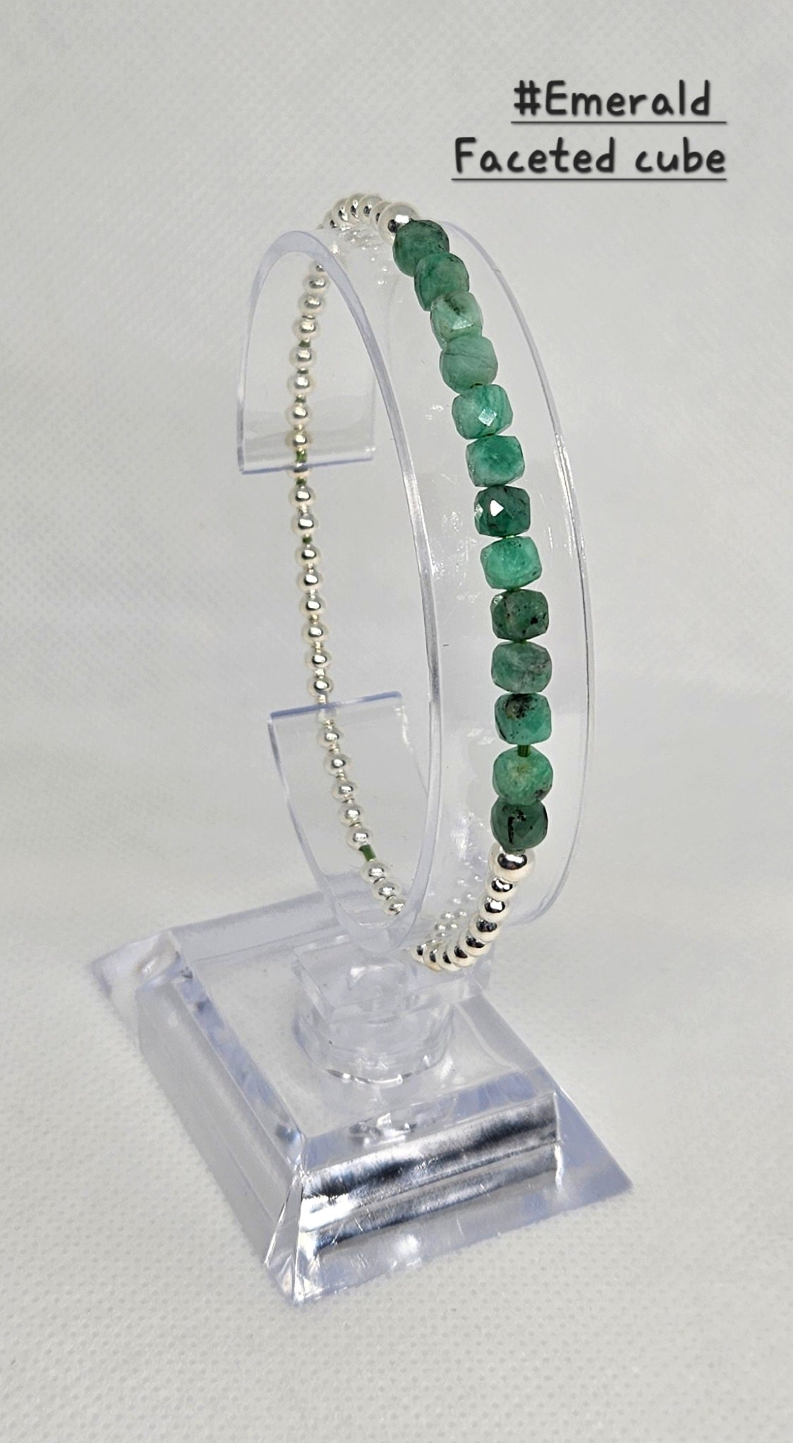 S925 Stretchy bead and crystal bracelets ✨️