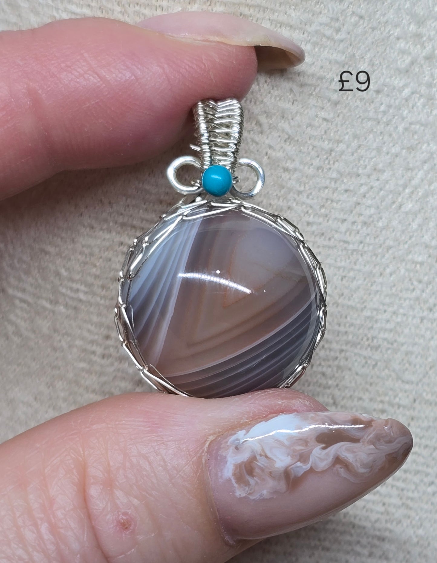 Wire wrapped pendants 💫