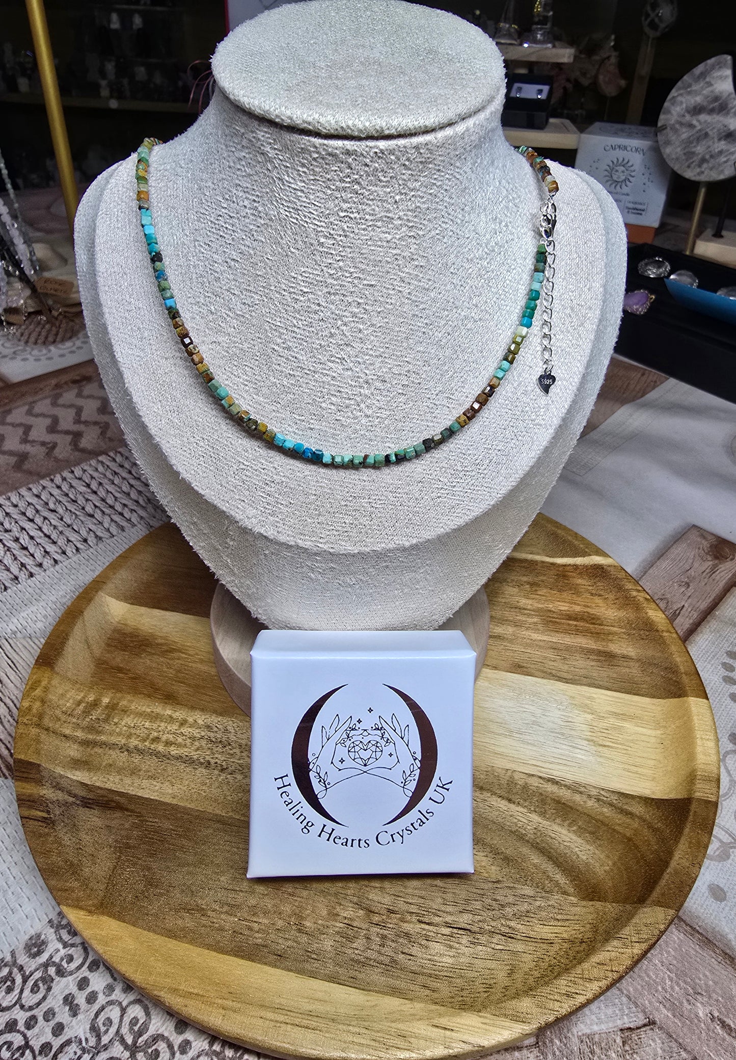 Chokers & Bracelets - Faceted cubes 1.5-2.5mm beads S925