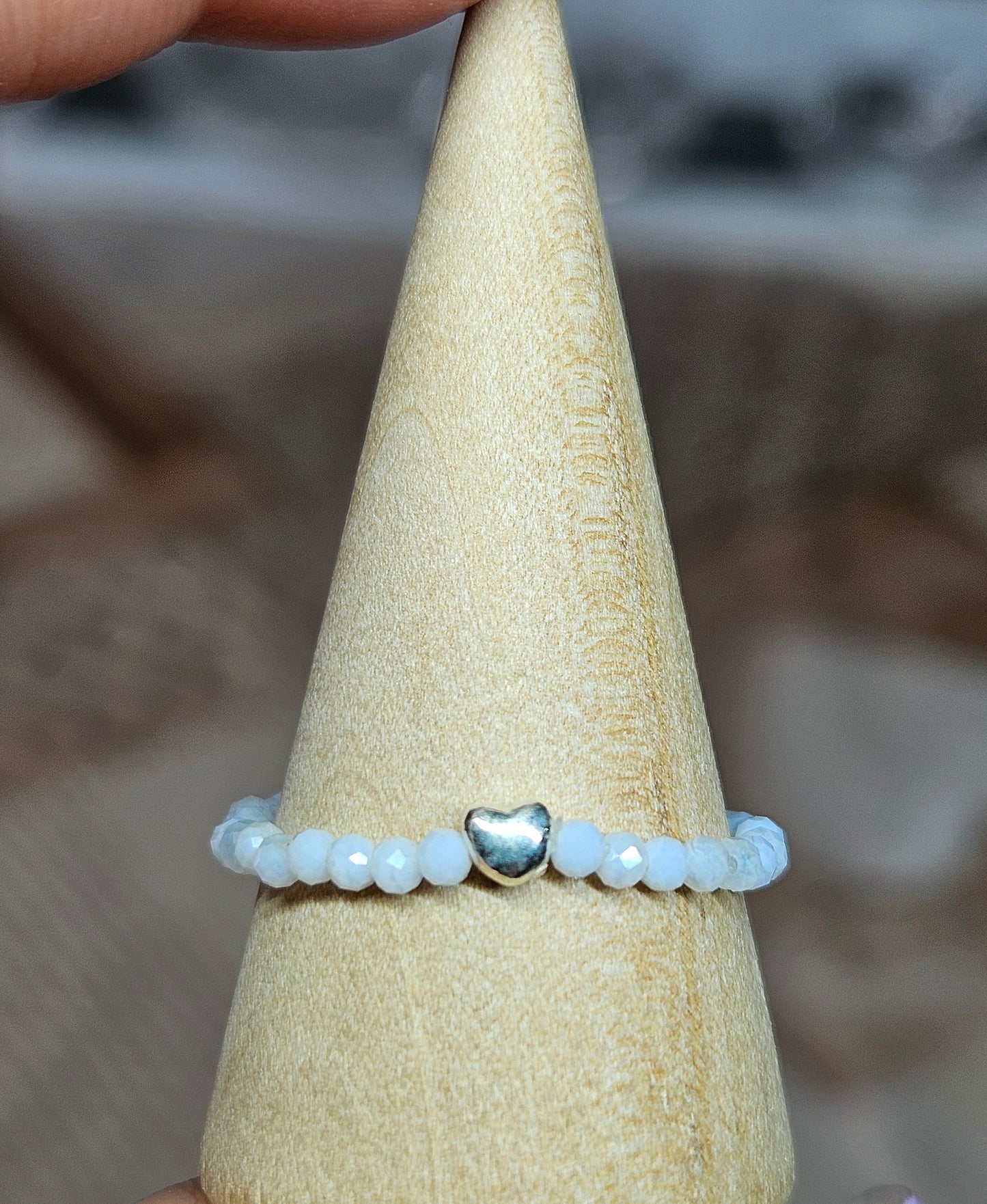 S925 Silver beaded rings