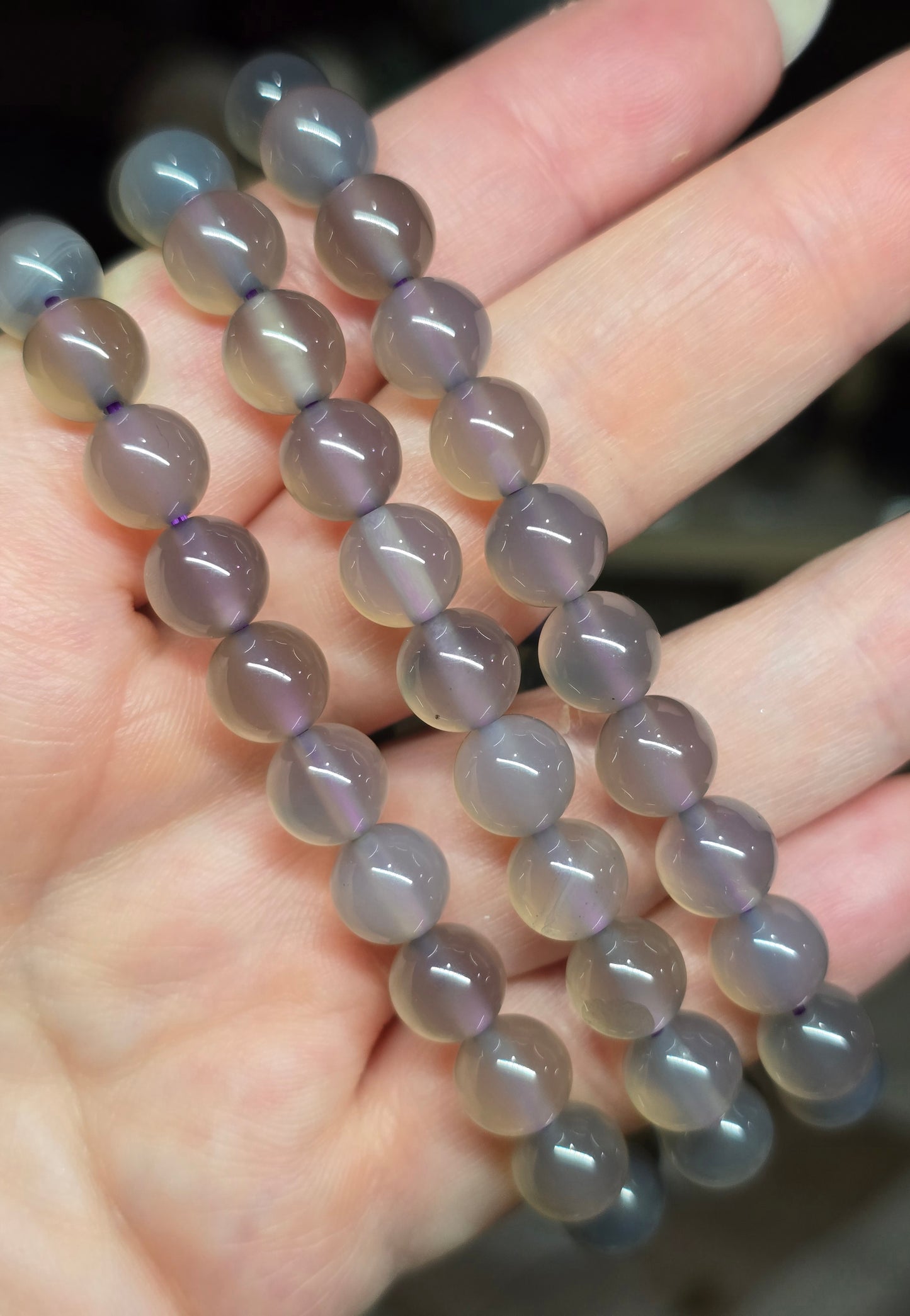 Bracelets - Smooth round bead 3mm-10mm