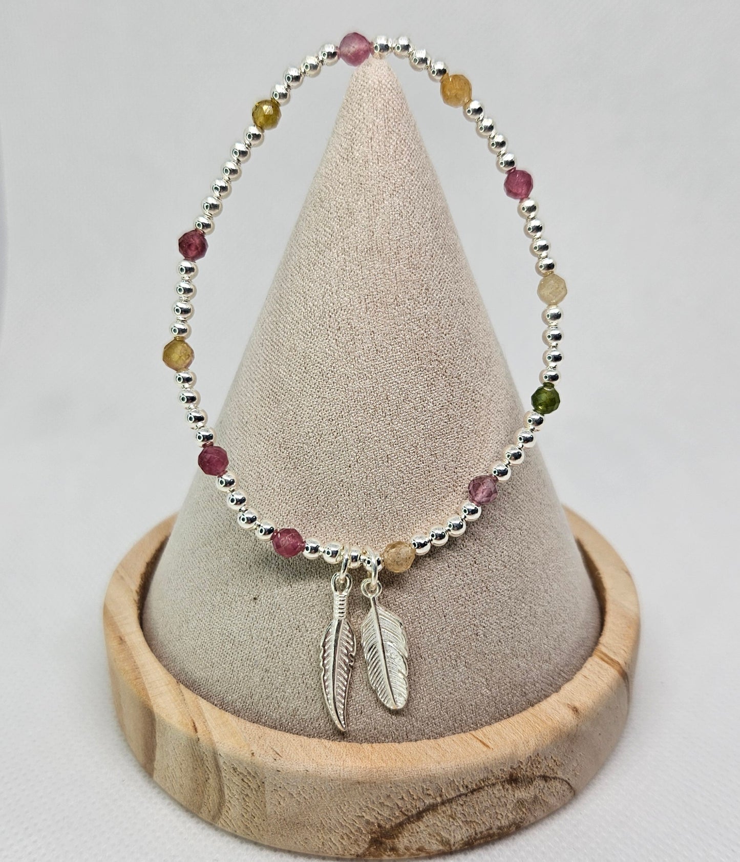S925 Stretchy bead and crystal bracelets ✨️