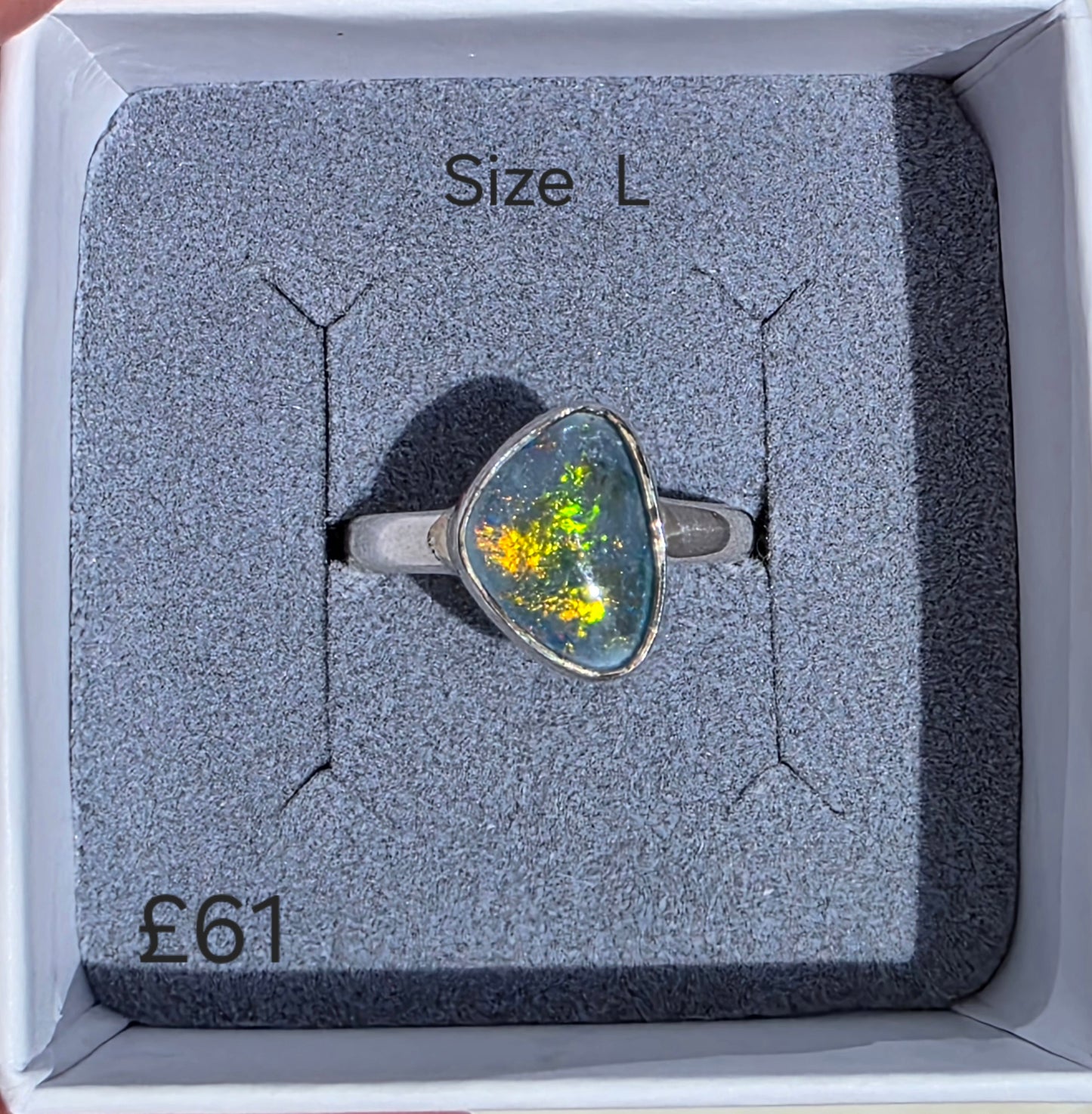 Australian Opal doublet Rings