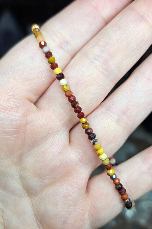 Bracelets - Faceted Crystal Donuts 2-6mm