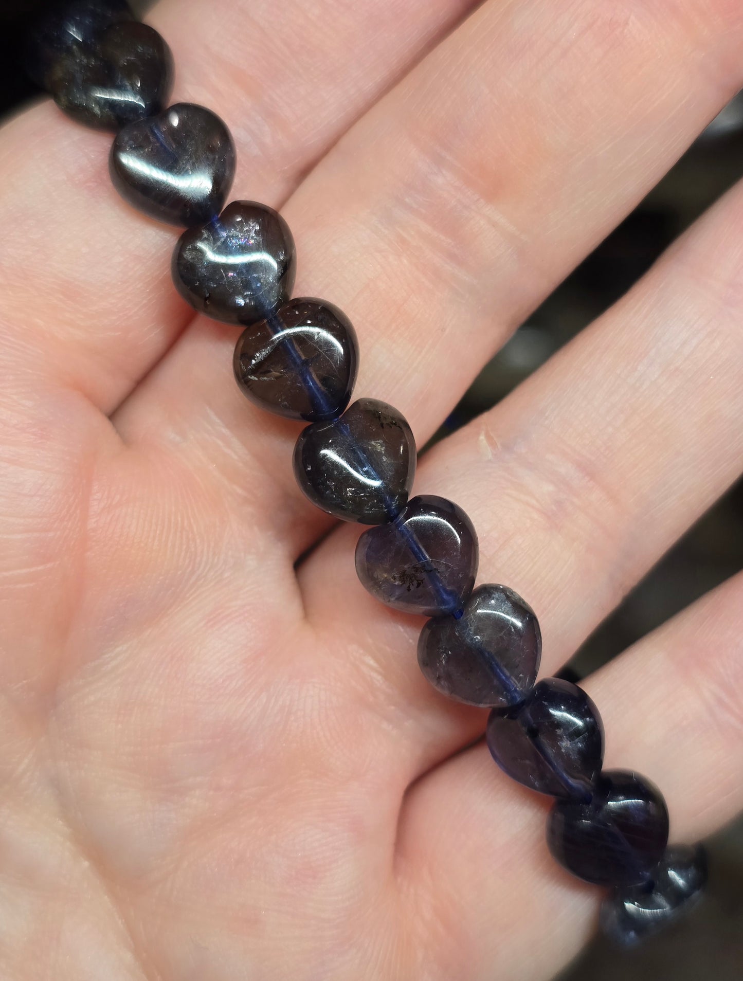 Bracelets -  Heart shaped beaded