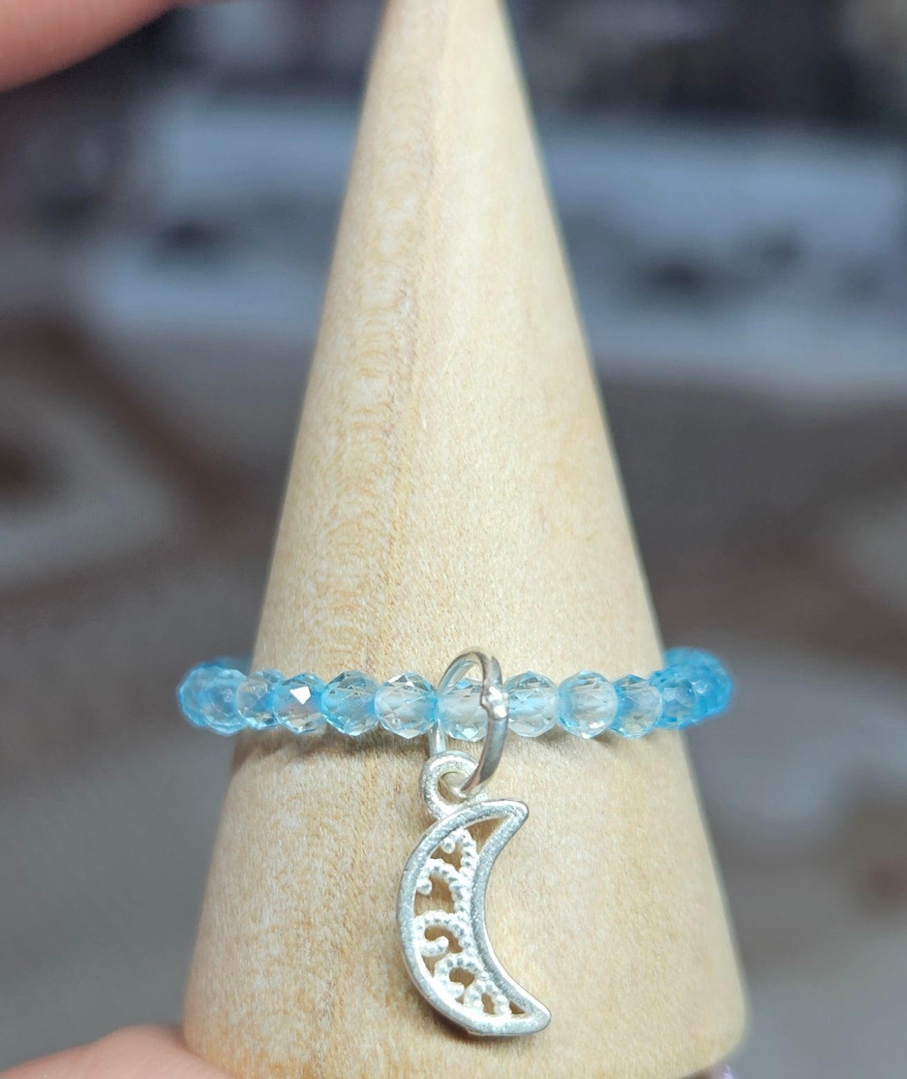 S925 Silver beaded rings