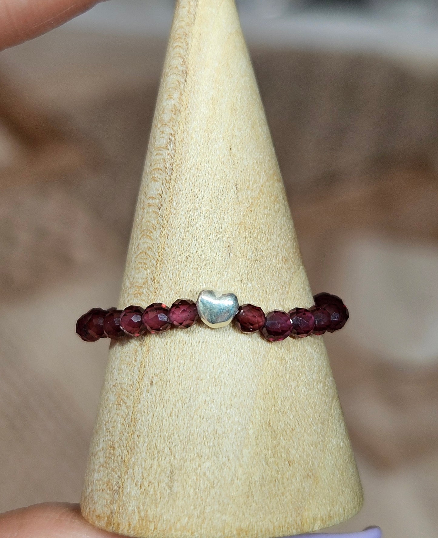 S925 Silver beaded rings