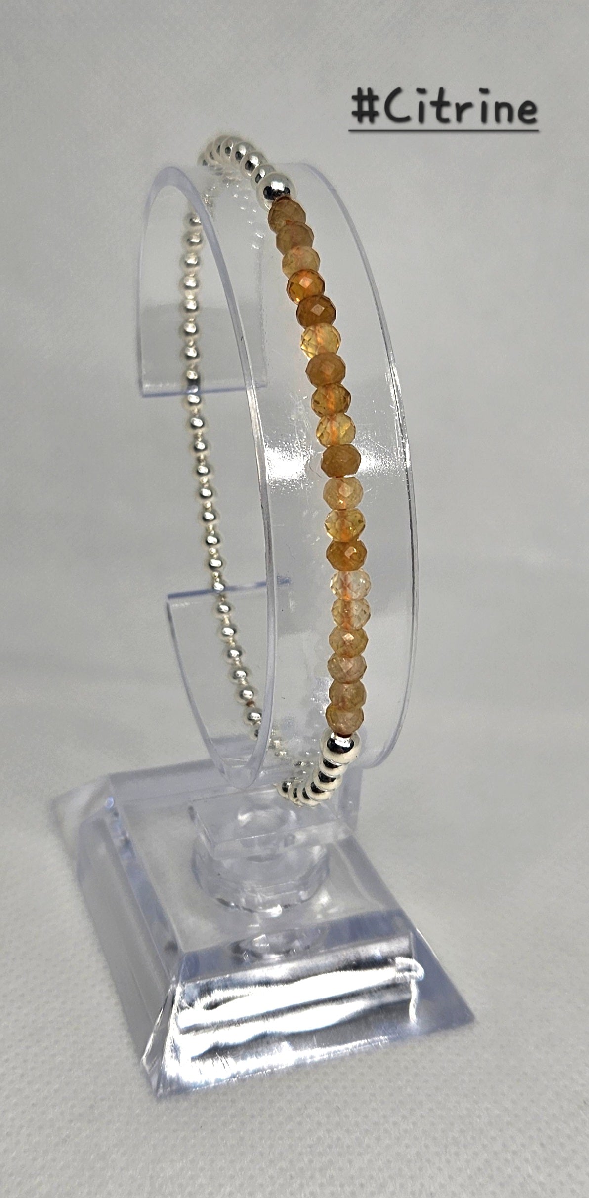 S925 Stretchy bead and crystal bracelets ✨️