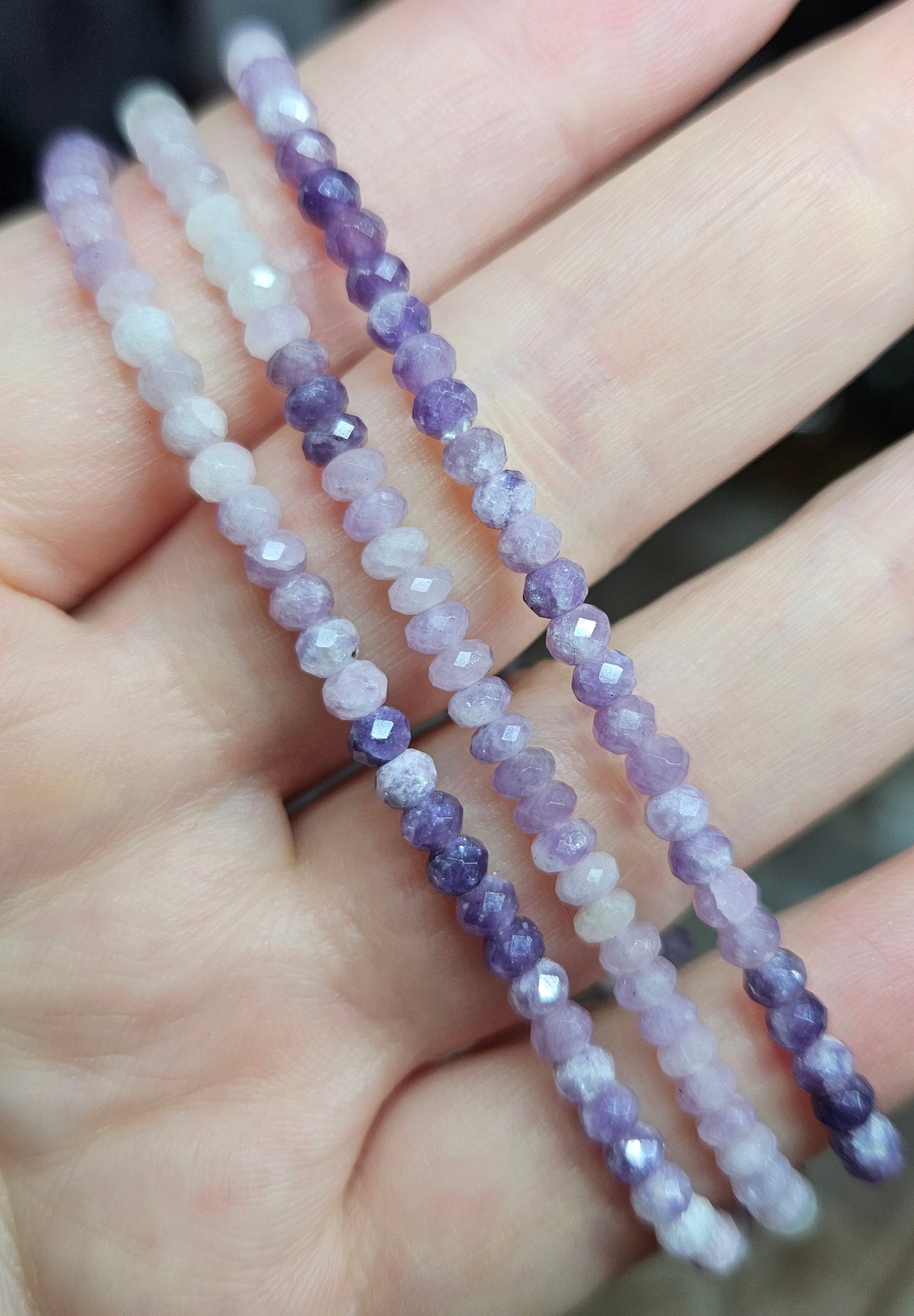 Bracelets - Faceted Crystal Donuts 2-11mm