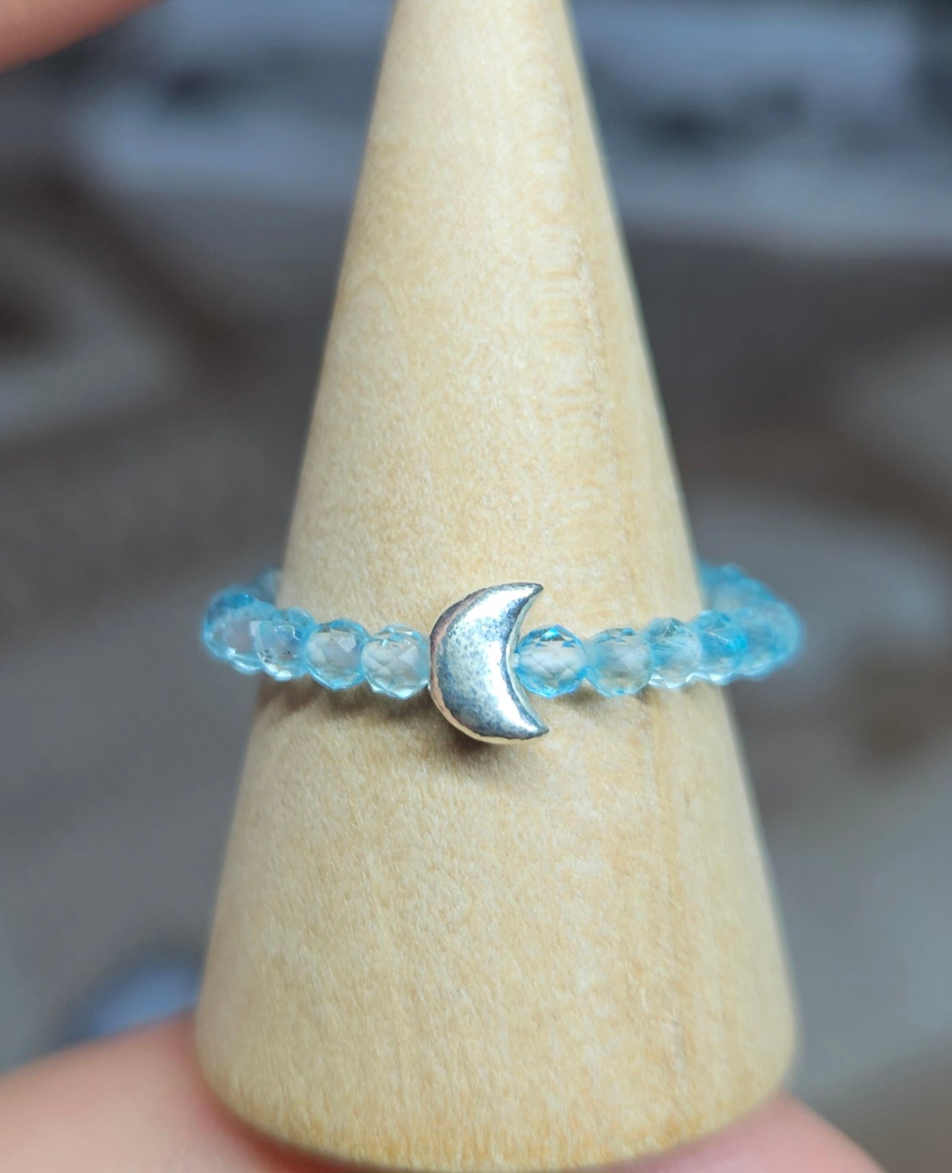 S925 Silver beaded rings