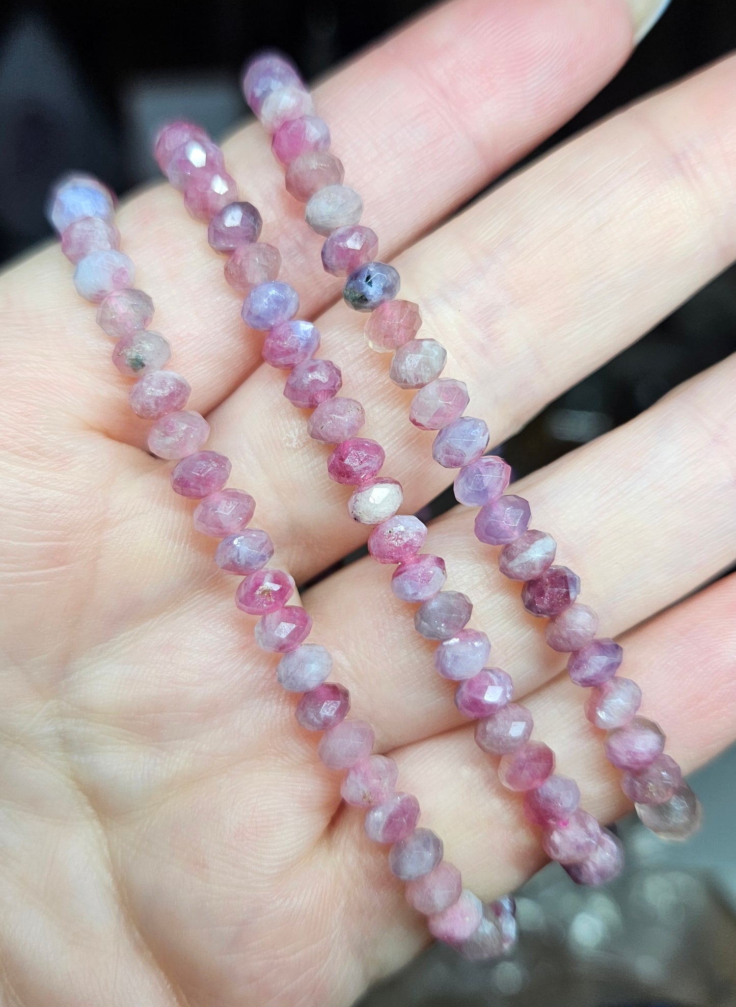 Bracelets - Faceted Crystal Donuts 2-11mm