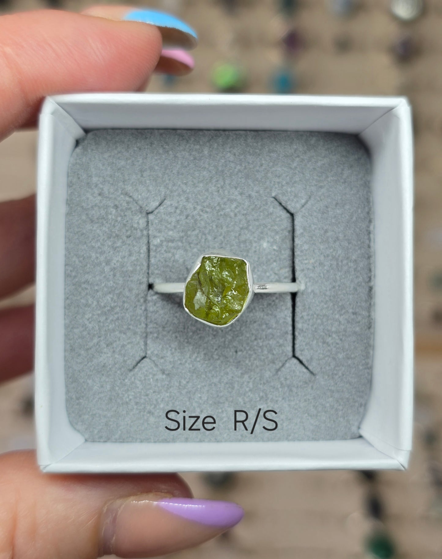 Sized Raw Rings S925