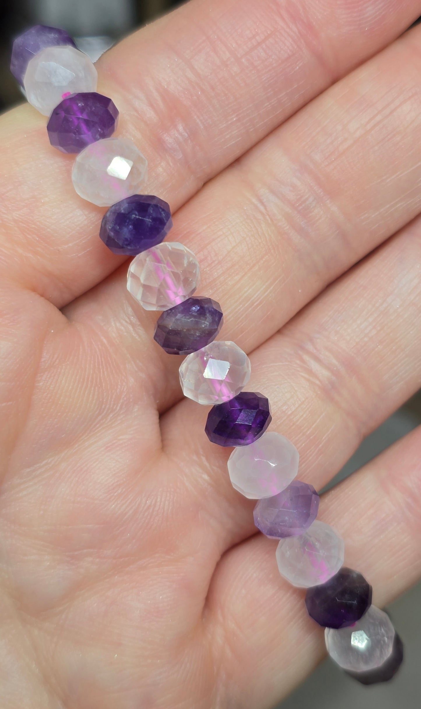Bracelets - Faceted Crystal Donuts 2-11mm