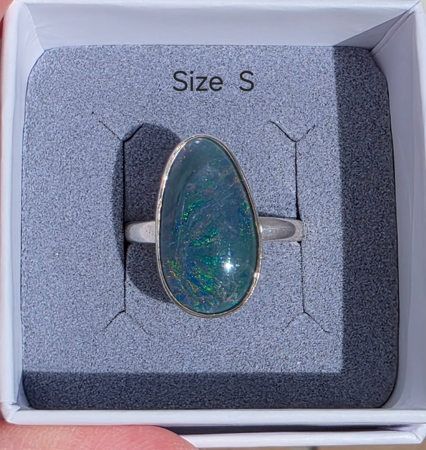 Australian Opal doublet Rings