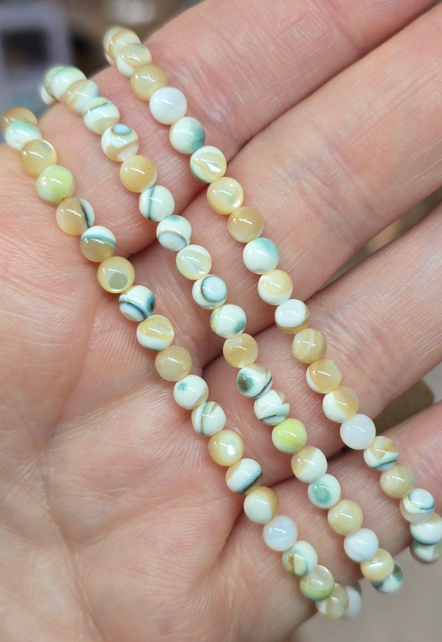 Bracelets - Smooth round bead 3mm-10mm