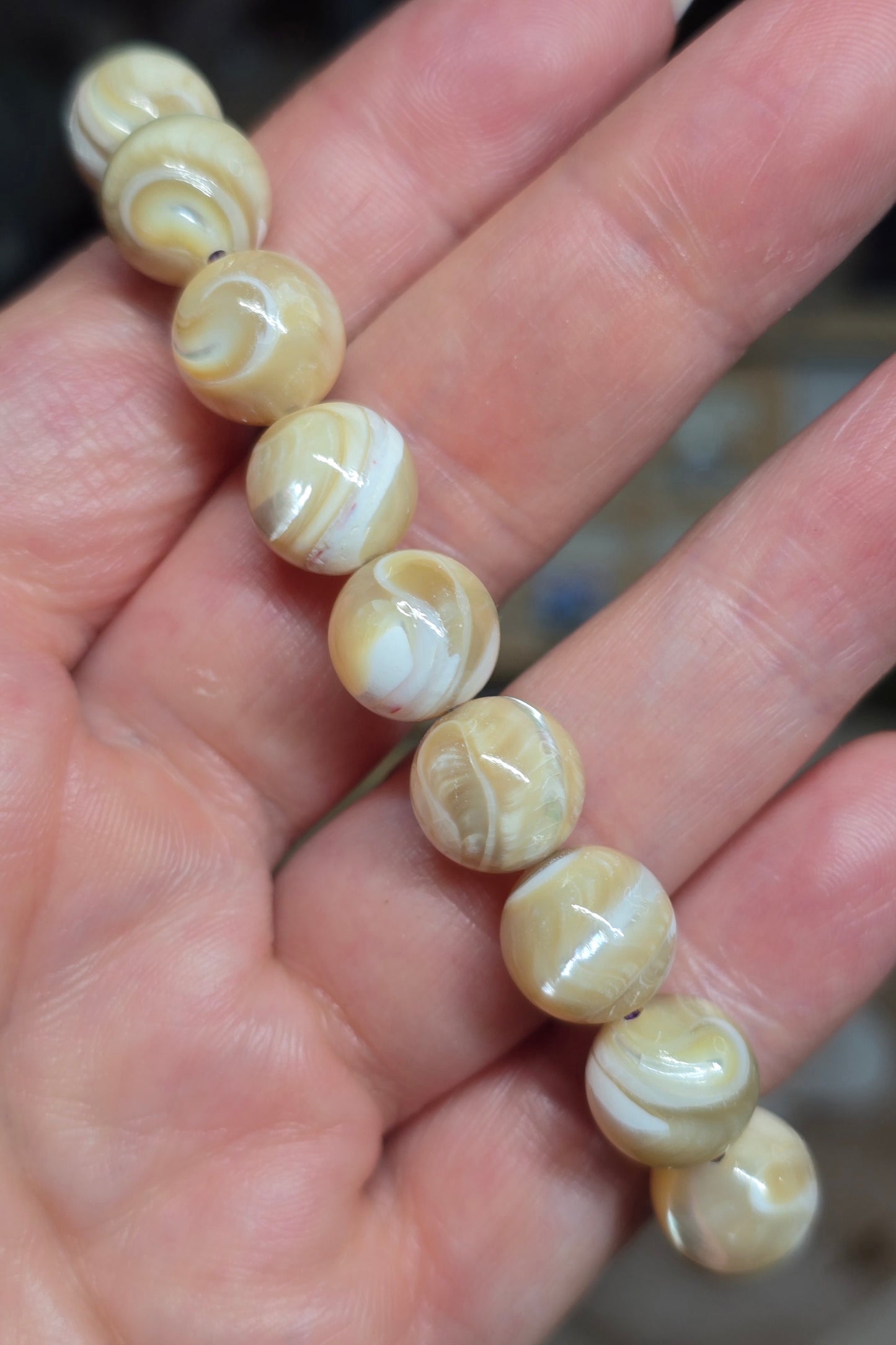 Bracelets - Smooth round bead 3mm-10mm