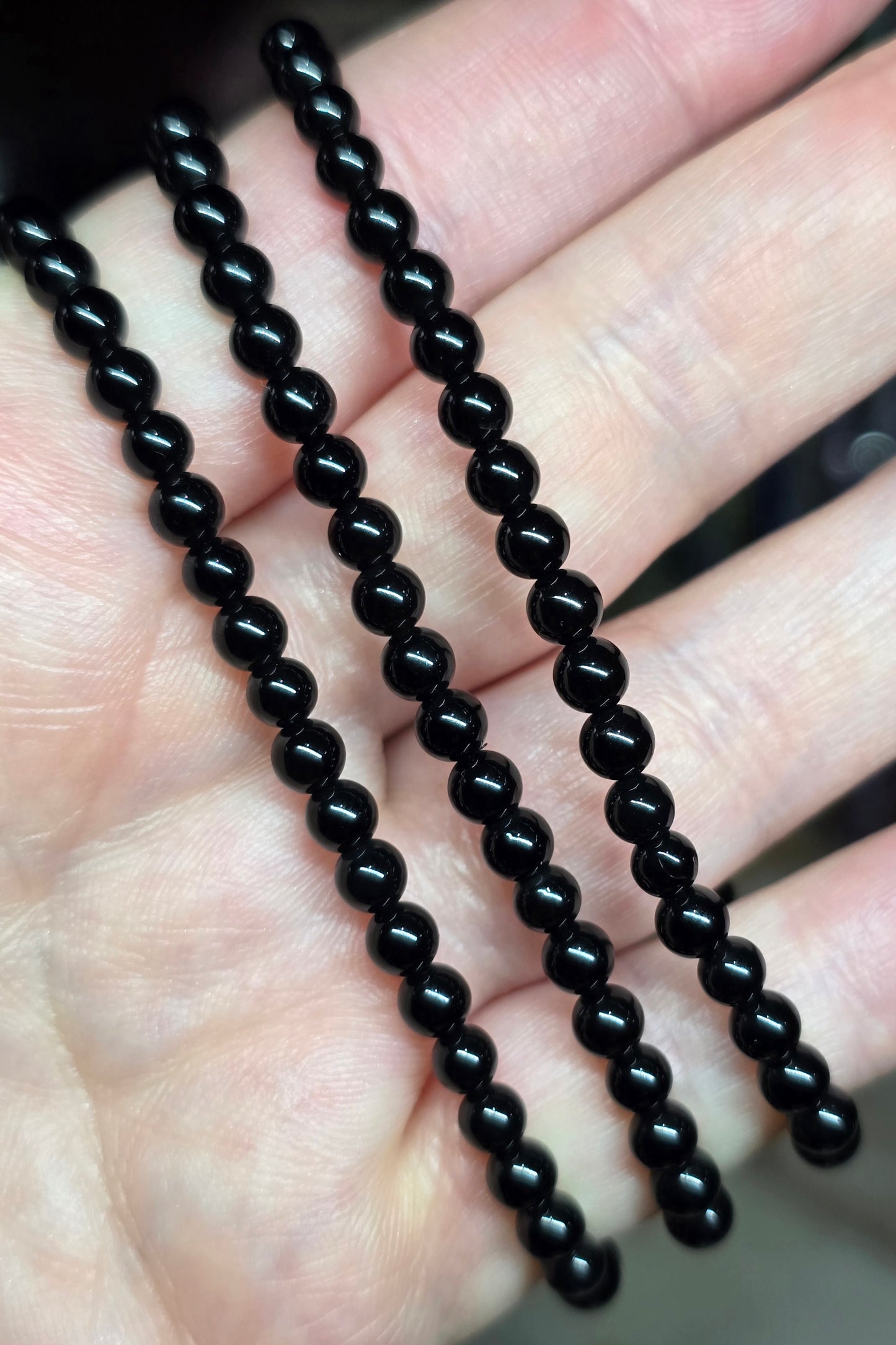 Bracelets - Smooth round bead 3mm-10mm