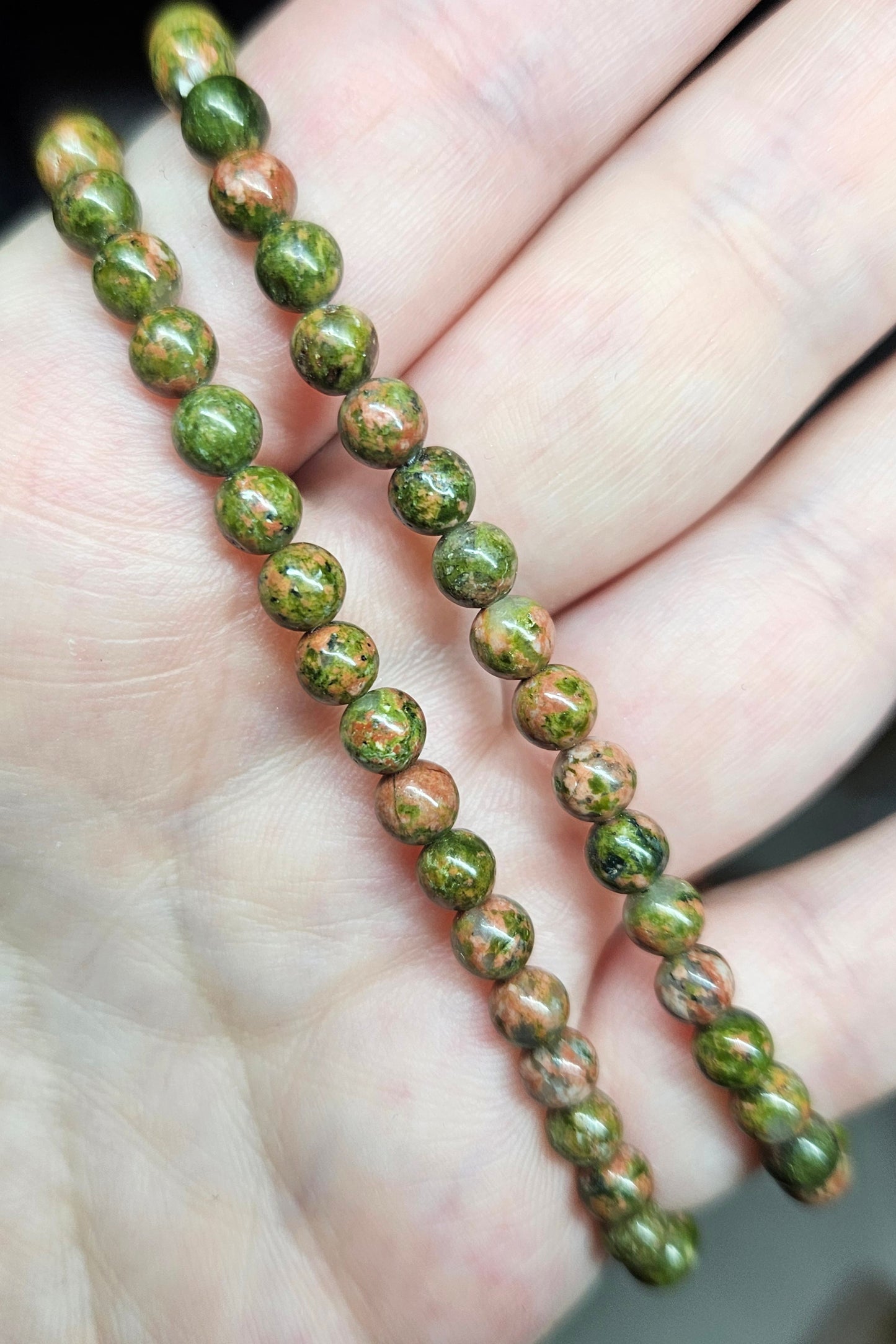 Bracelets - Smooth round bead 3mm-10mm