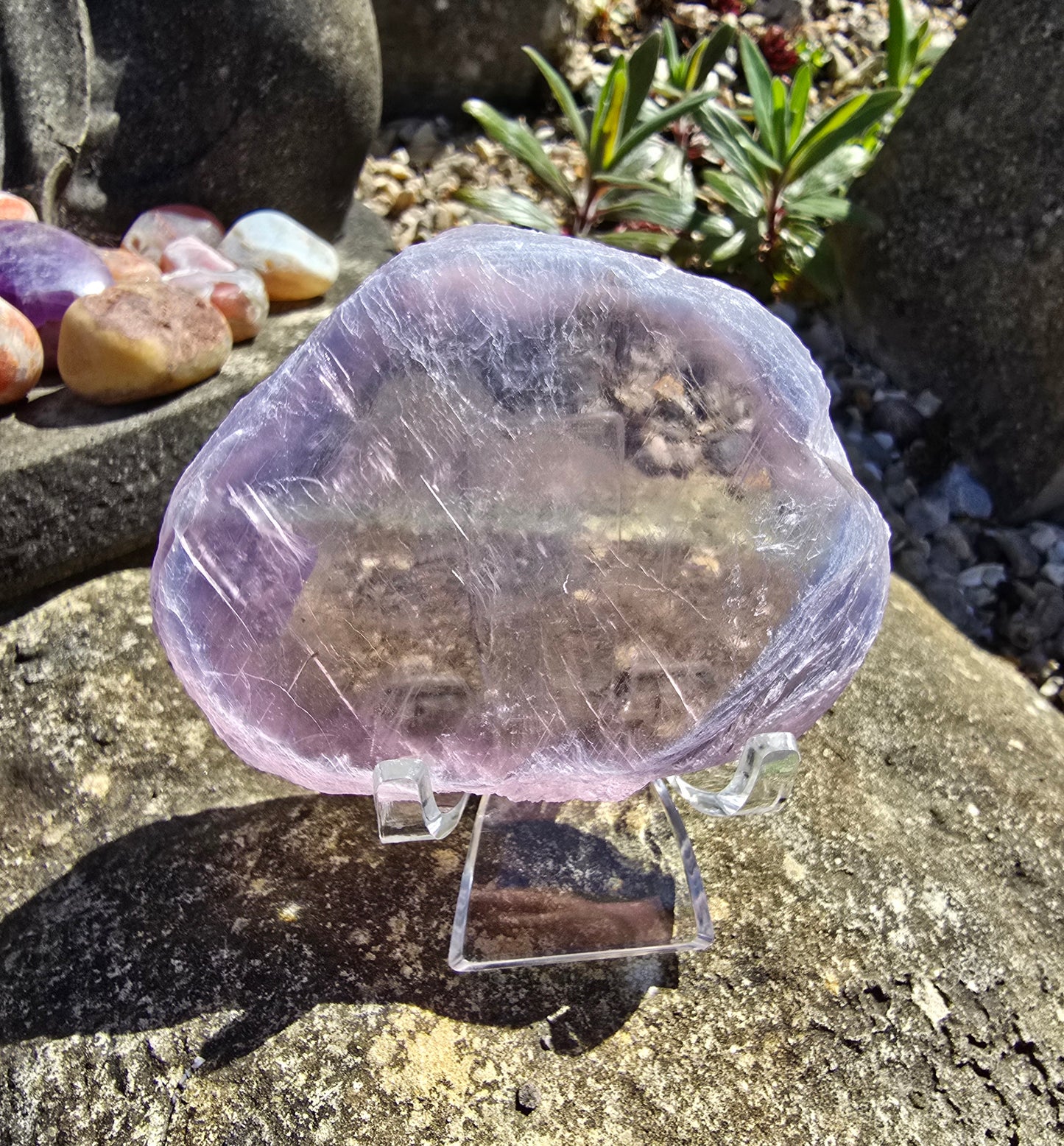 Pink Selenite Slabs